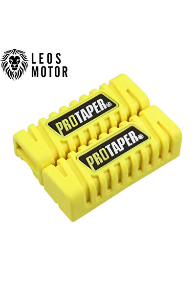 LEOS MOTOR Protaper Motosiklet Ön Basamak Lastiği Sarı - CUP - CG Uyumlu