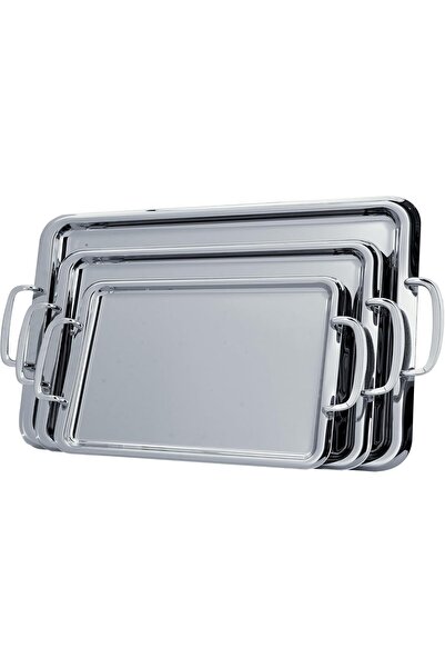 ALSAIF Square Serving Tray with Side Handles