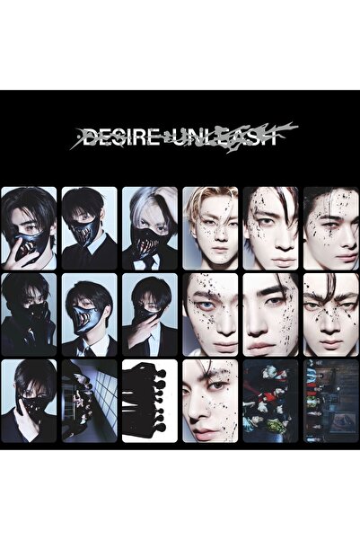 PrimeShoping ENYHPEN - مجموعة بطاقات صور DESIRE UNLEASH (18 قطعة)
