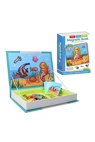 OEM Magnetic Puzzle Book – Aquatic World (Sea Creatures), Educational and Int...