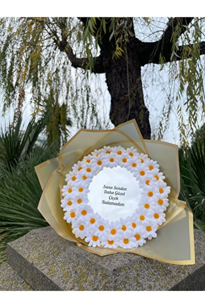 YD HOBİ peri ledli aynalı papatya buketi