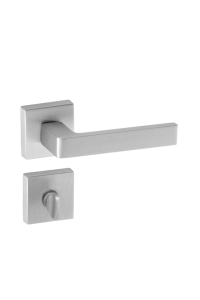 EYMEN YAPI Hira Konak Safari Square Rozetli Mâner de ușă Satin WC