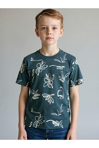 Zekids Μπλουζάκι για αγόρια με βαμβακερό σχέδιο