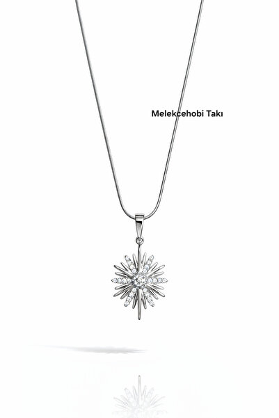 XUPING JEWELRY Silver Color Zircon Stone Pole Star Necklace/Valentine's Day Gift
