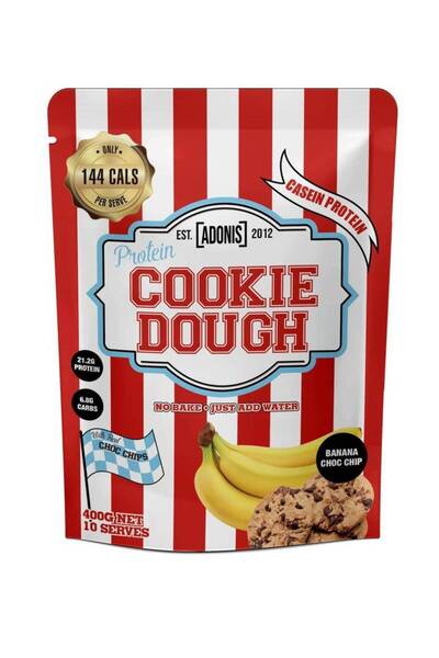 Adonis ادونيس - بروتين كوكي دو - Protein Cookie Dough - 400 جم - موز