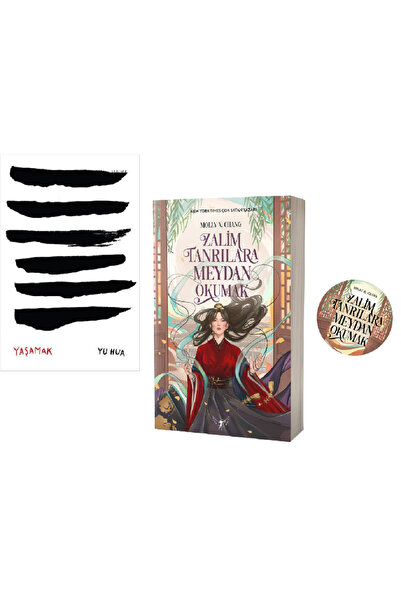 Jaguar Kitap Yaşamak - Yu Hua + Zalim Tanrılara Meydan Okumak ( Ciltsiz 2 Kit...