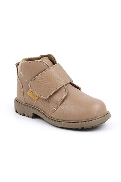tino Children's boots, padded, made of natural leather 1392-BEJ