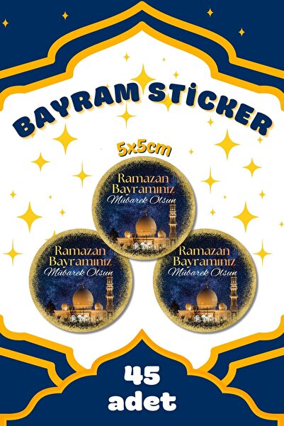Sticker Ekspres Srećni praznici Etiketa Ramazan Eid Nalepnica Vodootporna