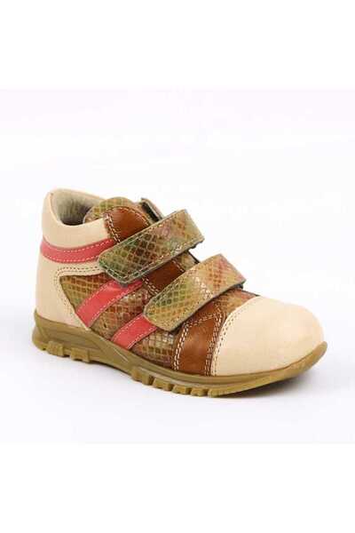 tino Children's boots, made of natural leather 3237-COGNAC/14