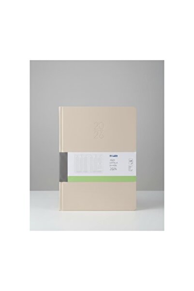 Gıpta 20x28 122 Ек седмичен кремав дневник