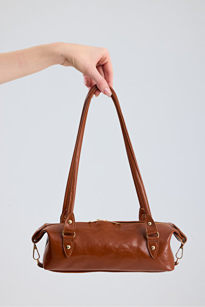 Zuna Studio Mini geantă Olivra Taba pentru umăr, braț și mână, cu detaliu cu ...