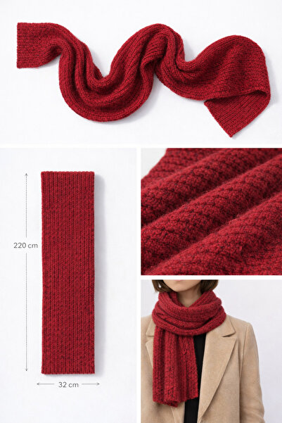 Noi Belis Eșarfă groasă din tricotaj cu textură moale AW25AT0004