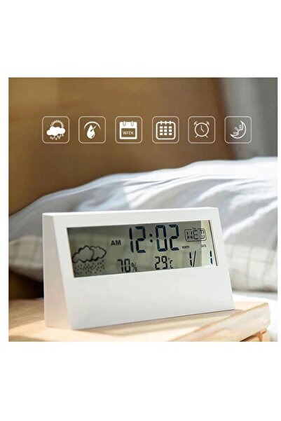 zerzembe Transparan Tasarım Akıllı Masa Saati