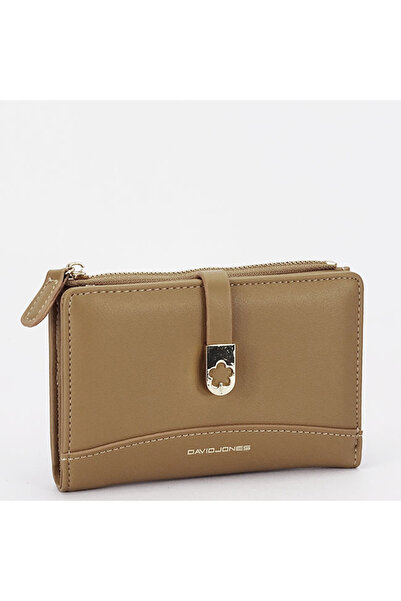 David Jones Paris B-P140-003H 07 camel wallet