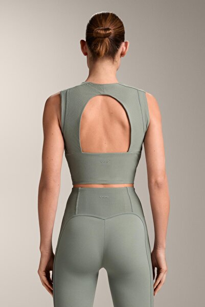 Oysho Sleeveless Rib Comfortlux Tank Top