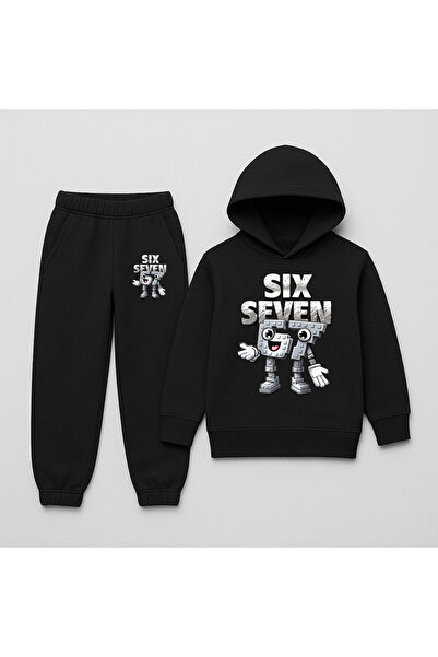 SVART WEAR ΠΑΙΔΙΚΟ ΣΕΤ ΦΟΡΜΑΣ ΜΕ ΣΧΕΔΙΑΣΜΟ SIX SEVEN, ΣΕΤ 2 ΤΕΜΑΧΙΩΝ ΦΟΡΜΑΣ Μ...