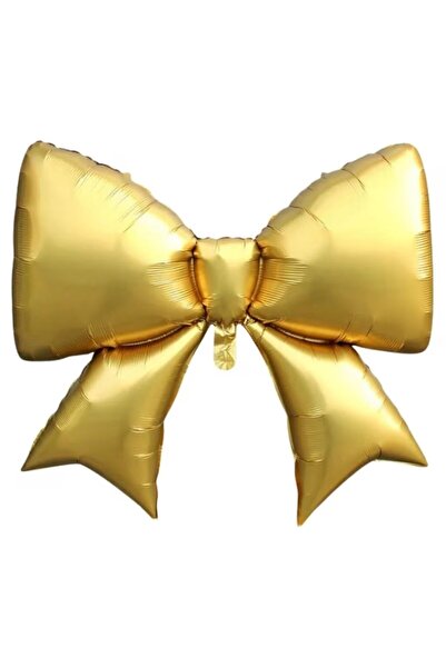 parti sürprizi Gold Ribbon Shaped Foil Balloon 1 Piece