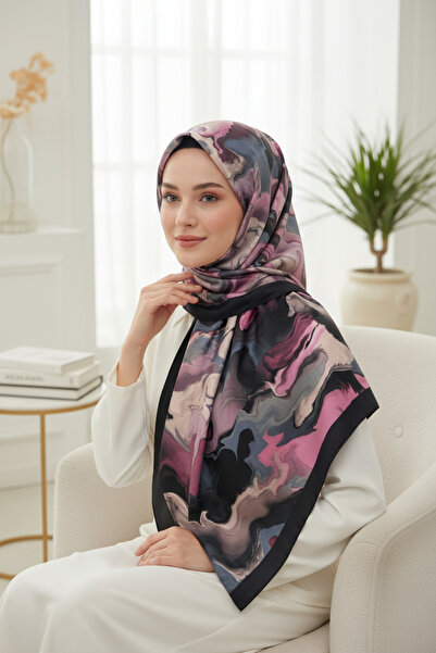 Onur Shawl - New Product Crinkled Shawl Tie-Dye Pattern Seasonal Fabric Fashi...