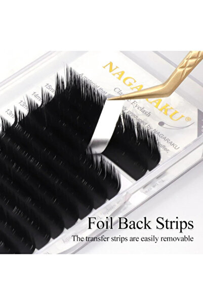 NAGARAKU Μίξη επεκτάσεων βλεφαρίδων, πάχος LC 0,10