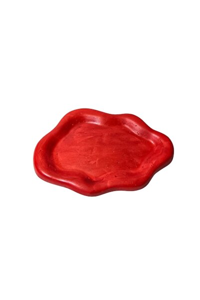 OEM Decorative Tray for Christmas Candles, Ceramic/Cement