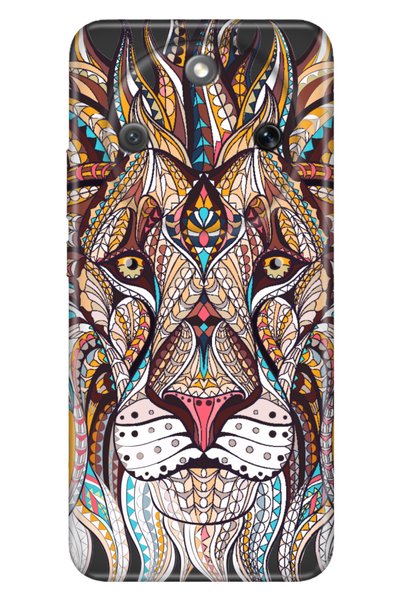 Cekuonline Honor Magic 8 Lite 6.79" Case Colorful Silicone Printed Tpu Lion M...
