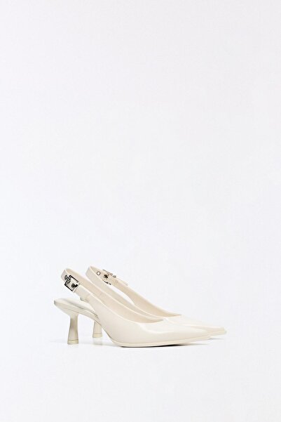 Bershka Slingback kitten heel shoes