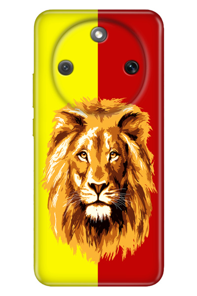 Cekuonline Honor Magic 8 Lite 6.79 "Case Colorful Silicone Printed Tpu Yellow...
