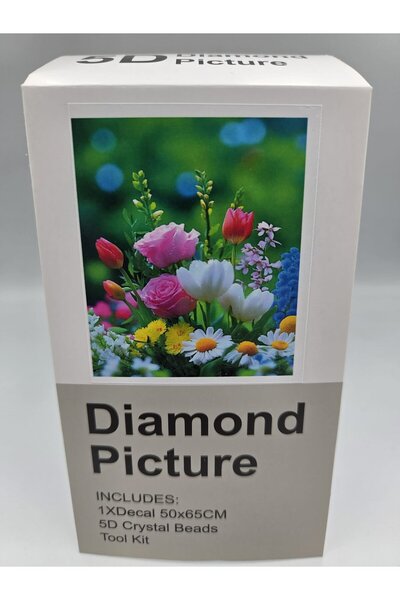 DUCK HOBY 65x50 Boncuklu Taş İşleme Mozaik Elmas Goblen Tablo Resim Boncuk Pu...