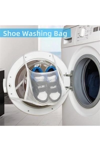 ForWhat Connects to Washing Machine Cover Shoe Washing Net for Office Home Of...