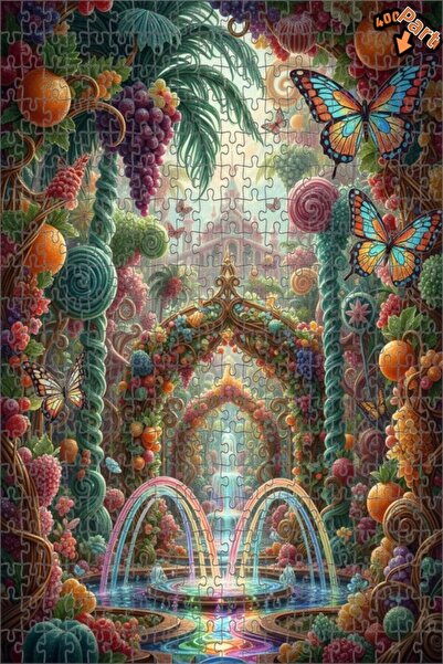 Teona Ahşap لغز خشبي ملون من طبقتين بإطار من خشب سوول باور فايندز جاردن، 400 ...