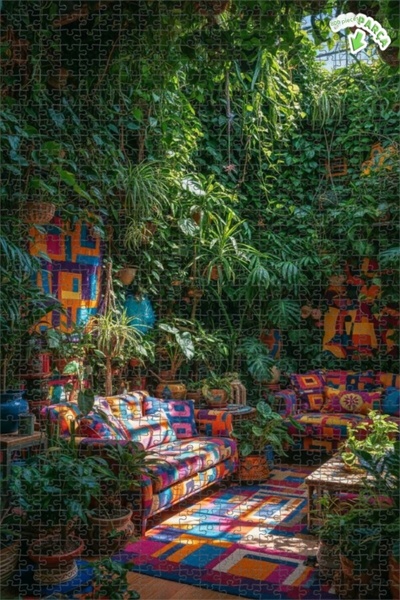 Teona Ahşap لغز خشبي مؤطر ذو طبقتين من بوش سانارت، 800 قطعة، 70x50 سم