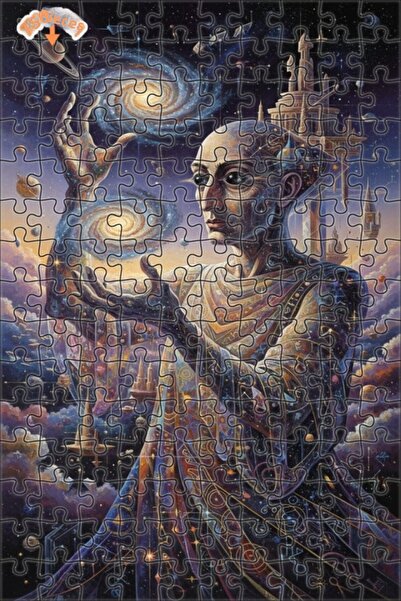 Teona Ahşap لغز خشبي مؤطر ذو طابقين من إيفرين 150 قطعة 20x30