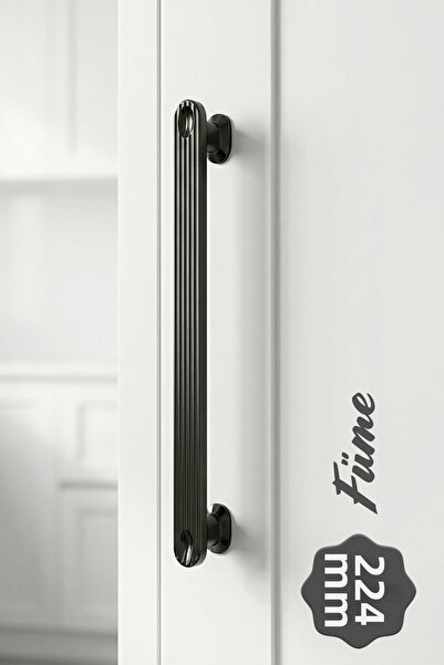 Badem10 Mâner pentru sertar Özen Füme (224 mm) Mâner pentru sertar dulap, mob...