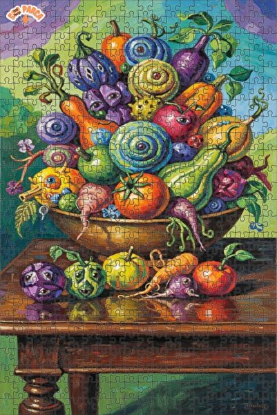 Teona Ahşap لغز خشبي مؤطر ذو طابقين بتصميم فانتاستيك فروت جيوبسوتري ديزاين يش...