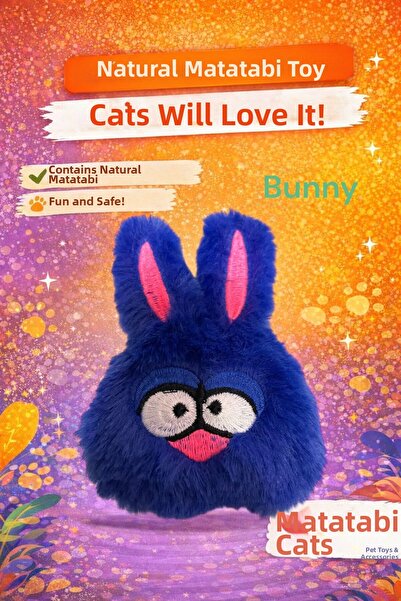 MATATABİ CATS Bunny Plush Cat Toy – with Matatabi, Durable, Fun Toy for Cats