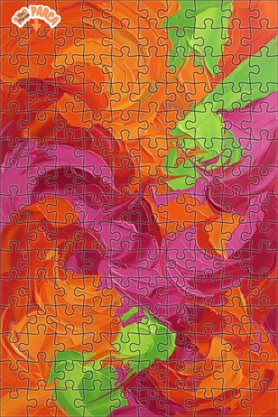 Teona Ahşap Vibrant Colors Double Layer Framed Wooden Puzzle 150 Pieces 20X30