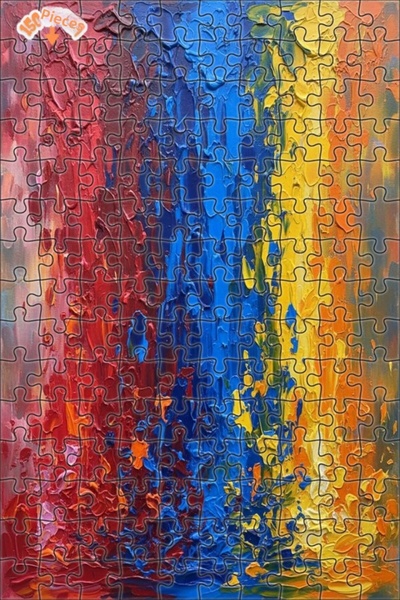 Teona Ahşap لغز خشبي مؤطر ذو طبقتين بمظهر الطلاء الزيتي بألوان زاهية 150 قطعة...