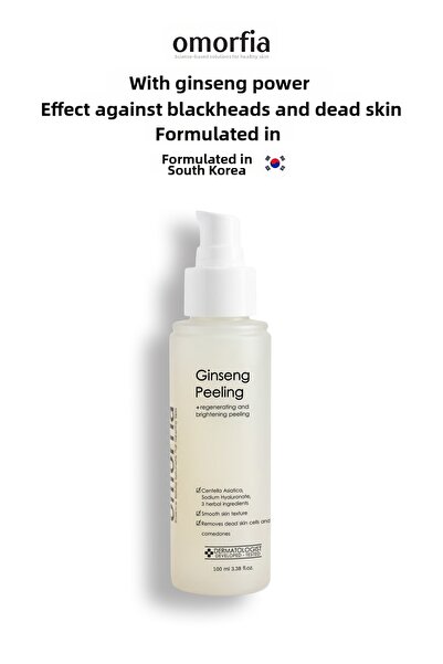 OMORFİA مقشر الجينسنغ الكوري الأحمر 100 مل - ينقي البشرة الميتة على الفور، وي...