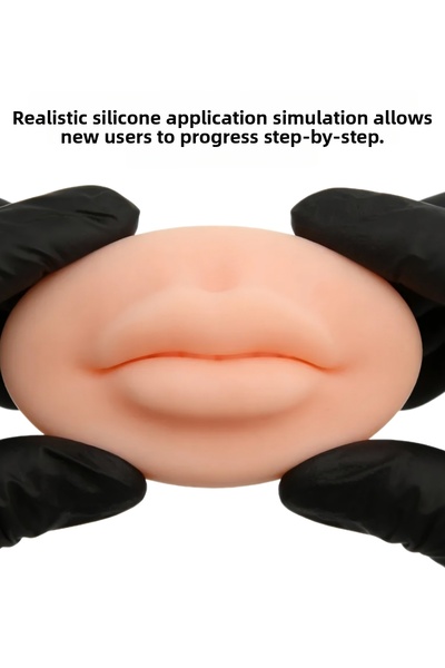 Beauty Box Pmu Silicone Lip Practice Skin – Flawless Lip Form for Lip Blush