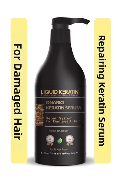Liquid Keratin سيروم العناية بالشعر بالكيراتين النقي (500 مل) - مركب بروتين ا...