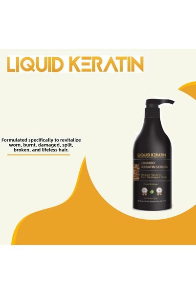 Liquid Keratin Repairing Pure Keratin Hair Care Serum (500ml) - Liquid Keratin Protein Complex