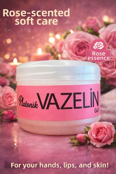 Platonik فازلين بنكهة الورد 1 قطعة