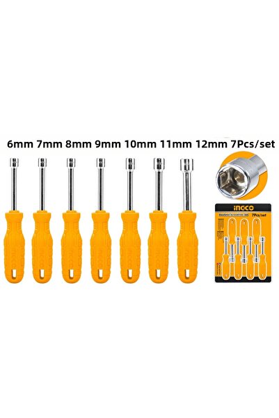 Marka Set de șurubelnițe cu cap piuliță İNGCO, 7 piese HKNSD0701