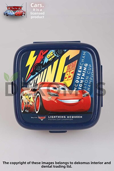 CARS CUTIE DE PRÂNZ LICENȚIATĂ CU 2 COMPARTIMENTE / LUNCH BOX CHAMPION