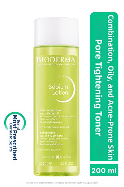 Bioderma Sebium Lotion 200 ml - Tonic cu acid salicilic pentru fermitate a po...