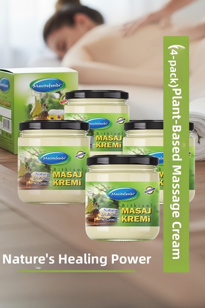 Mecitefendi كريم تدليك 175 مل - مجموعة من 4 قطع