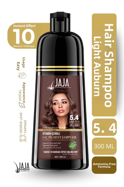 Jaja Light Chestnut Hair Pigment Shampoo 5.4 |   300 ml & Contains Vitamins