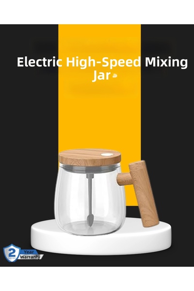 shopwave كوب خلط أوتوماتيكي - مقاوم للماء، قابل للتسخين، مع قاعدة USB