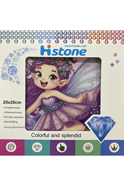 EleganTShoP 5D Beads Stick-on Goblen Mozaic Tablo Pano 20*20 cm Zână