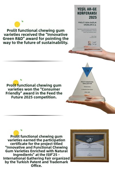 prolit Honeyed Caranfill – Functional Gum with Vitamin Support |   3-Piece Advantage Package